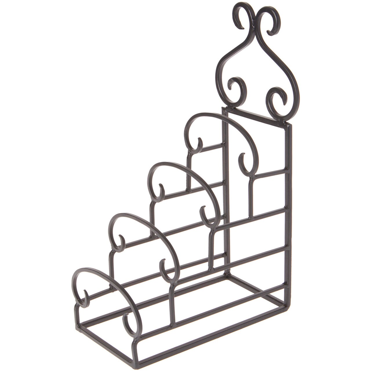 Bard's Wrought Iron 4 Plate Table Stand, 14.5" H x 5.25" W x 9.75" D (For 8" - 11" Plates)